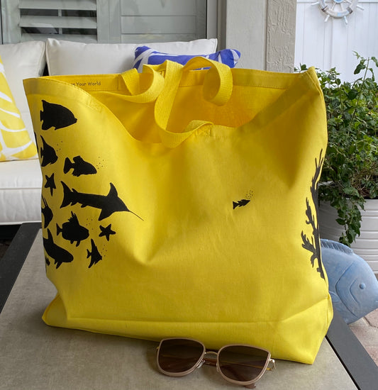 Tote Bag with Fishes!
