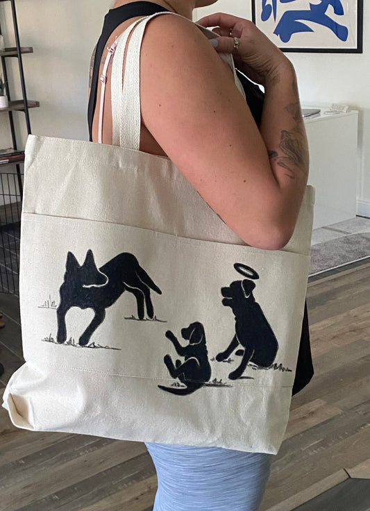 Tote Bag With Your Pet/s